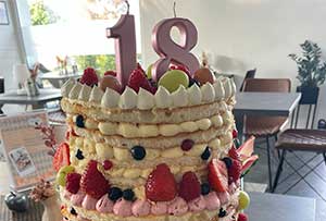 Torte zum 18ten Geburtstag